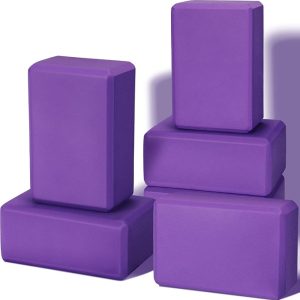 6 Pack Yoga Blocks 9 x 6 x 4 Inch Eva Foam