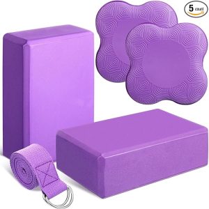 5 Pcs Yoga Blocks Knee Pads